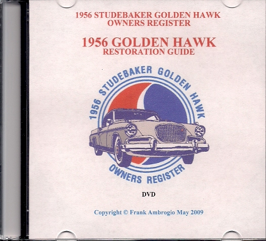 DVD 1956 Golden
                Hawk Restorers Guide